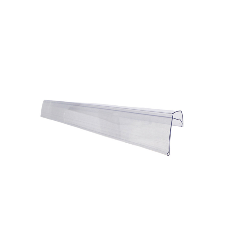 Soporte portaprecios q-connect para estanteria etiqueta 40x1000 mm transparente