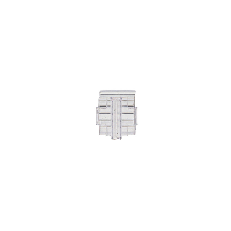 Soporte portaprecios q-connect curvo clip de gran agarre y ajustable para estanteria etiqueta 26x22 mm