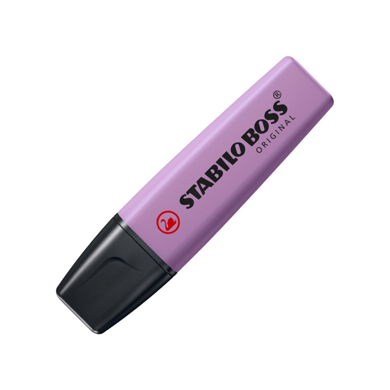 Rotulador stabilo boss fluorescente nature colors wildflower edition color lila grisaceo
