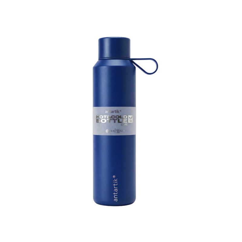 Botella portaliquidos antartik core isotermica acero inoxidable libre de bpa azul marino 600 ml