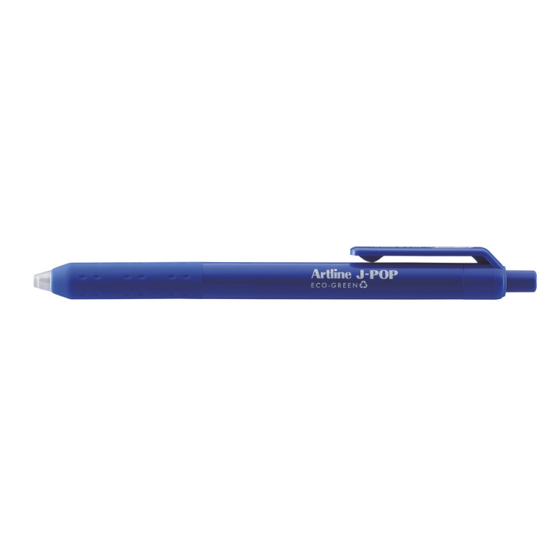 Boligrafo artline j-pop eco green retractil tinta gel 0,7 mm azul