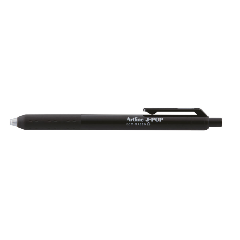 Boligrafo artline j-pop eco green retractil tinta gel 0,7 mm negro