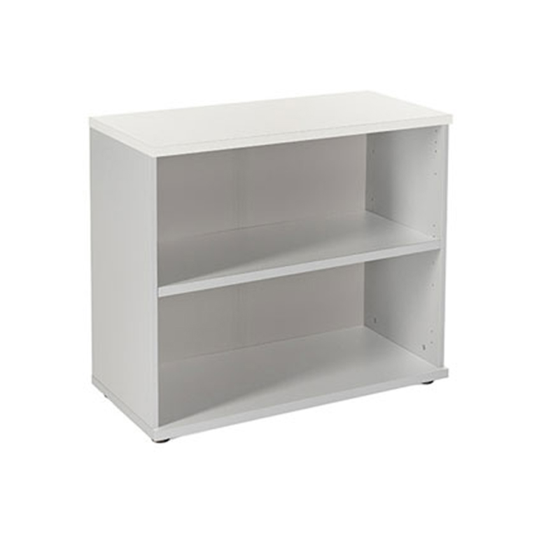 Armario rocada con un estantes serie store 78x90x45 cm acabado gris/blanco
