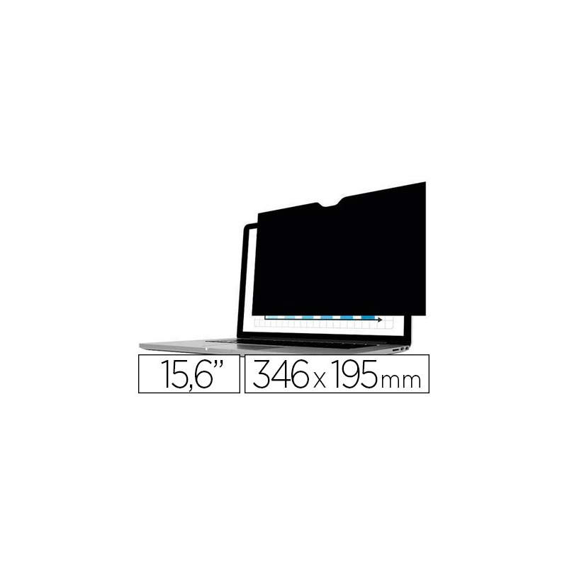 Filtro para pantalla fellowes privacidad 15.6/' privascreen panoramico 16:9 346x195 mm