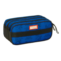Bolso escolar portatodo safta triple big avengers 100x215x80 mm