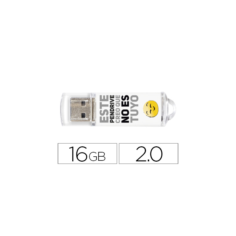 Memoria usb techonetech flash drive 16 gb 2.0 no es tuyo