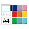 Cuaderno espiral liderpapel a4 smart tapa blanda 80h 75gr pauta 2,5mm con margen colores surtidos