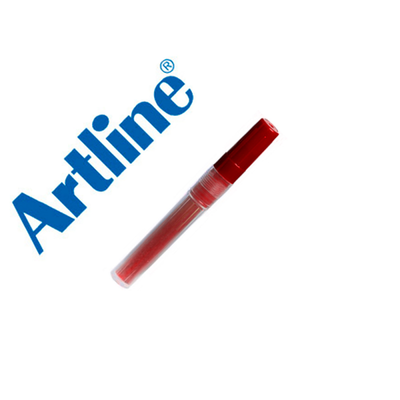 Recambio rotulador artline clix permanente ek-73 rojo