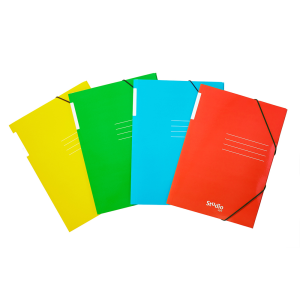 Carpeta pardo gomas solapas...