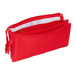 Bolso escolar portatodo safta triple mickey mouse 120x220x30 mm