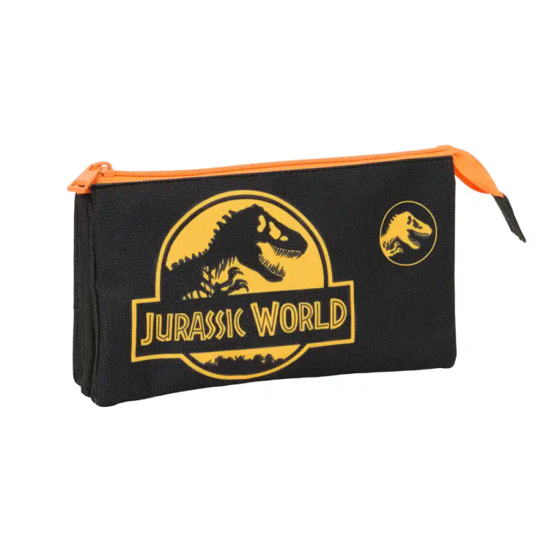 Bolso escolar portatodo safta triple jurassic world 120x220x30 mm