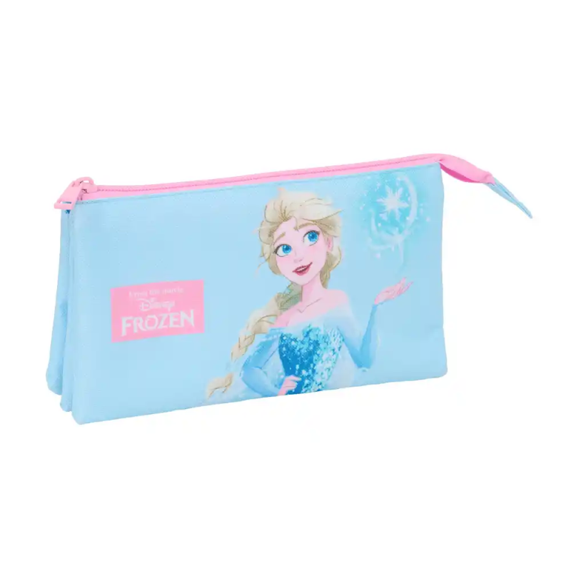 Bolso escolar portatodo safta triple frozen 120x220x30 mm