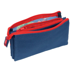 Bolso escolar portatodo safta triple avengers 120x220x30 mm