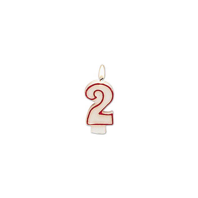 Vela cumpleaños liderpapel nº2