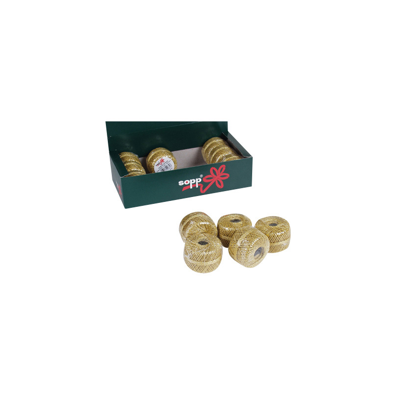 Cordoncillo oro ovillo de 20 mt