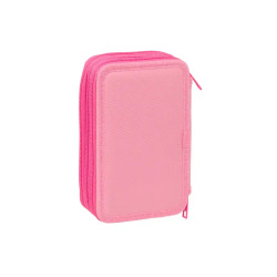 Plumier escolar safta triple 37 piezas barbie 195x125x55 mm