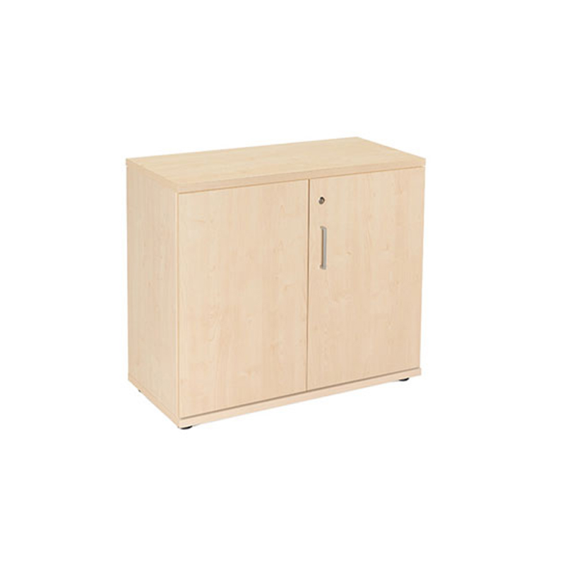 Armario rocada con un estante y dos puertas enteras serie store 78x90x45 acabado aa01 haya/haya