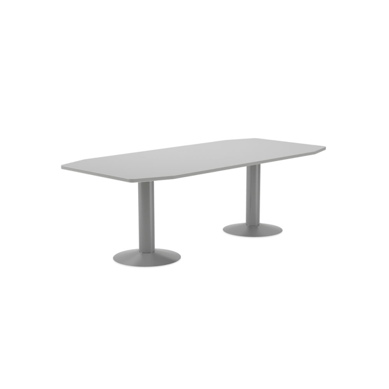 Mesa reunion meeting 3003at02 estructura gris tablero gris 220x100x72 cm