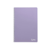 Cuaderno espiral liderpapel a4 smart tapa blanda 80h 75gr liso sin margen colores surtidos