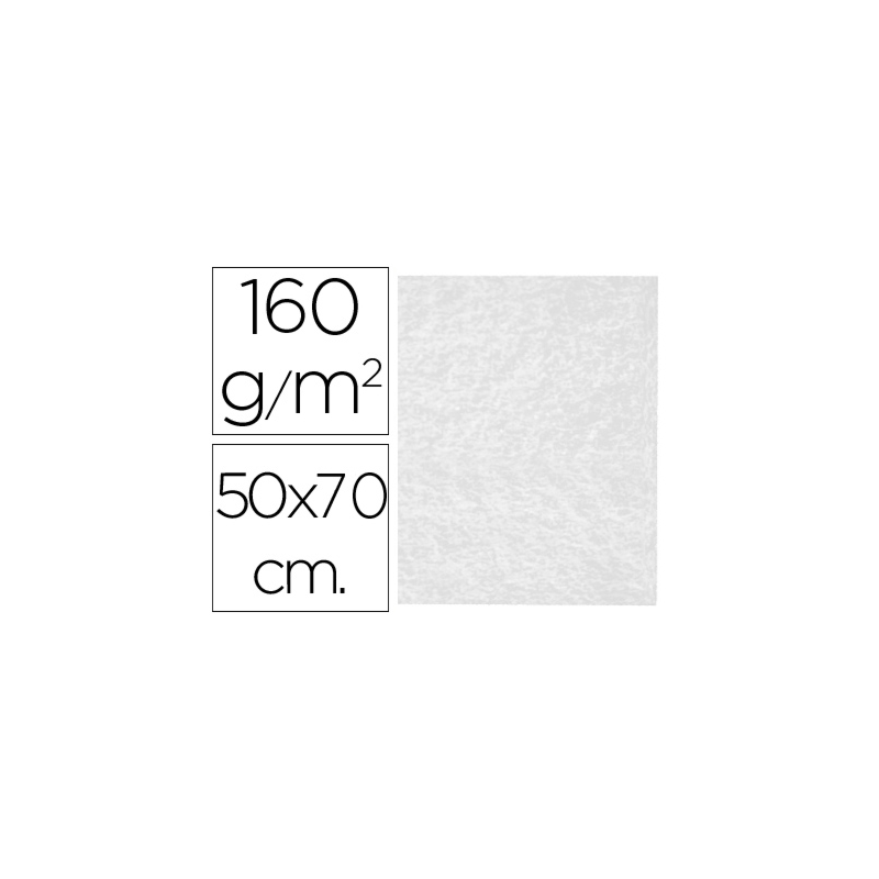 Fieltro liderpapel 50x70cm blanco 160g/m2