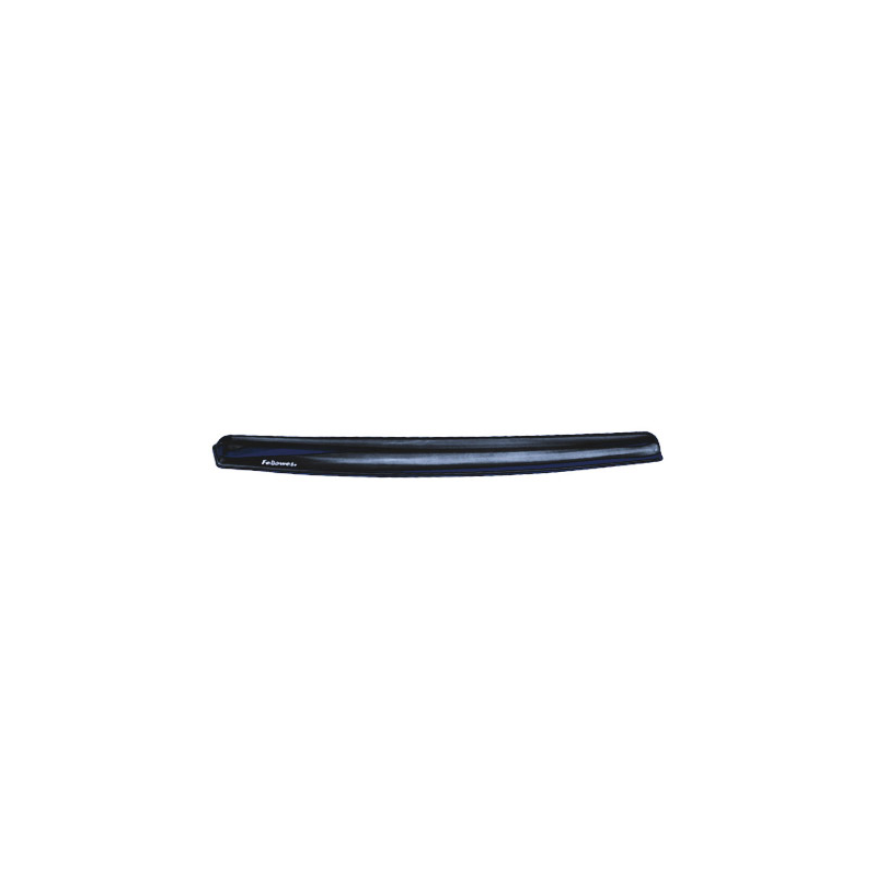 Reposamuñecas de gel fellowes para teclado color negro 471x59x16 mm