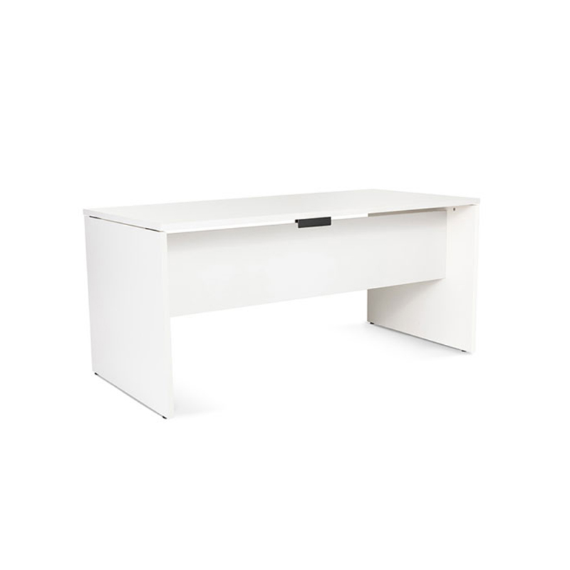 Mesa oficina rocada serie work 160x80 cm acabado aw04 blanco/blanco
