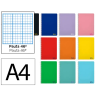 Cuaderno espiral liderpapel a4 smart tapa blanda 80h 75gr rayado nº46 colores surtidos
