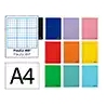 Cuaderno espiral liderpapel a4 smart tapa blanda 80h 75gr rayado nº46 colores surtidos