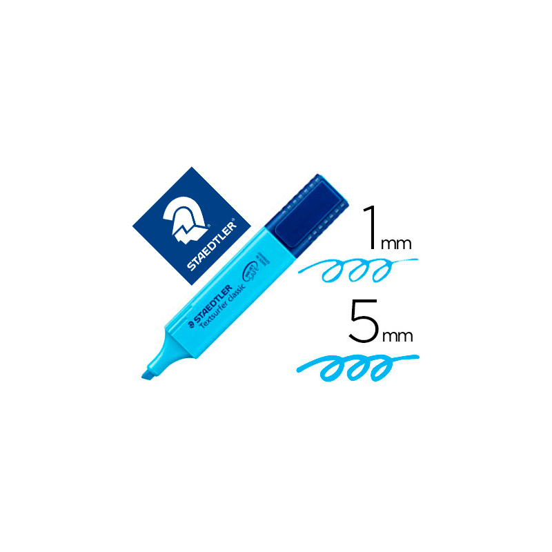 Rotulador staedtler textsurfer classic 364 fluorescente azul