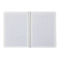 Cuaderno espiral liderpapel a4 smart tapa blanda 80h 75gr rayado nº46 colores surtidos