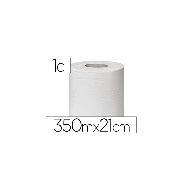Papel secamanos buga 35x21cm reciclado 1 capa 43 g/m2 350 m
