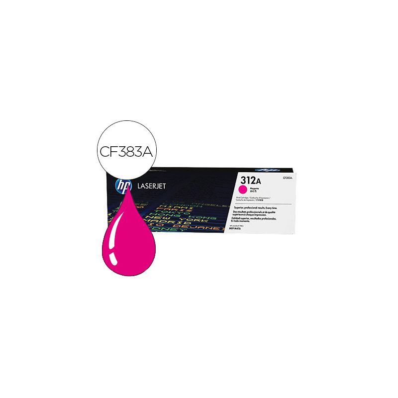 Toner hp 312a laserjet pro mfp m476 magenta -2.700 pag-