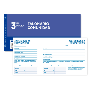 Talonario liderpapel...