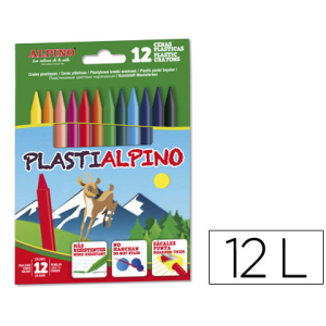 Lapices cera alpino plasti...