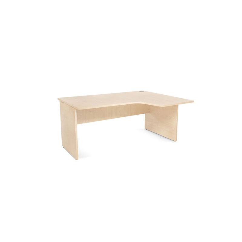 Mesa rocada serie work 160x120 cm derecha acabado aa01 haya/haya