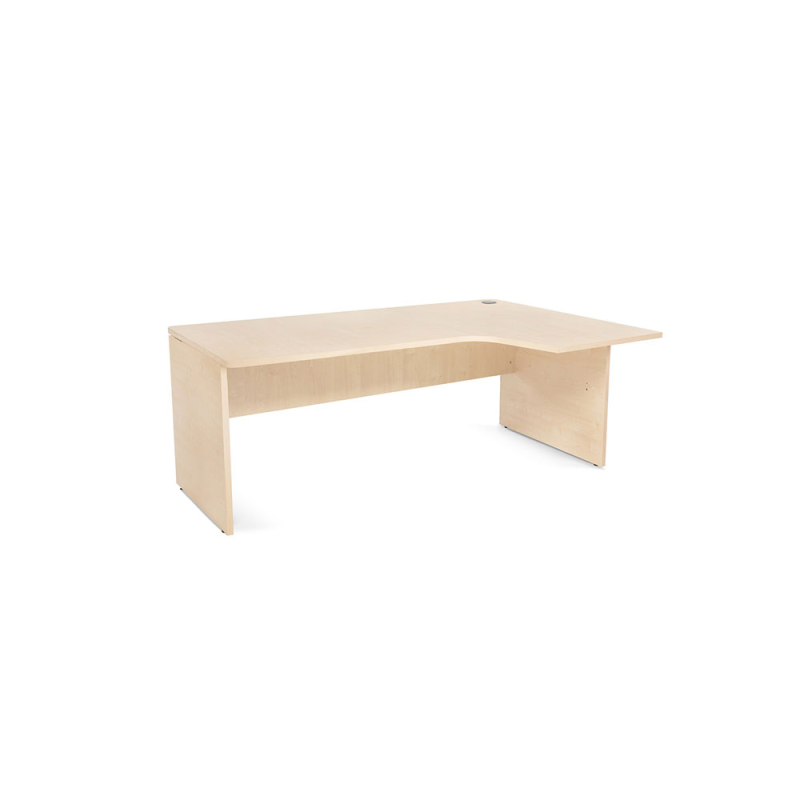 Mesa rocada serie work 180x120 cm derecha acabado aa01 haya/haya