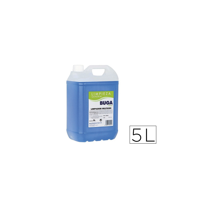 Limpiador multiusos buga clean garrafa 5 litros