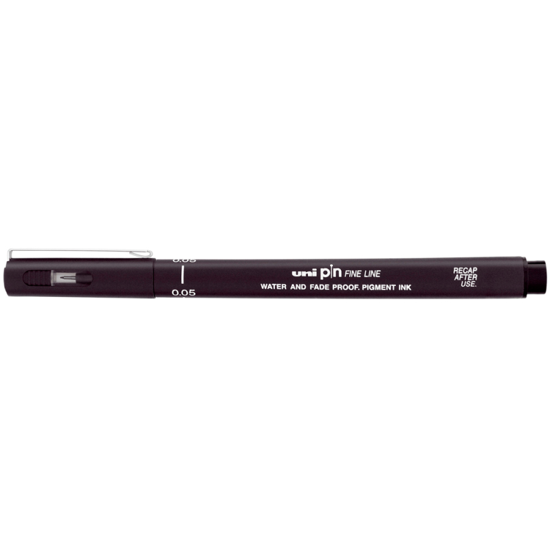 Rotulador uni pin calibrado pin005-200(s) negro