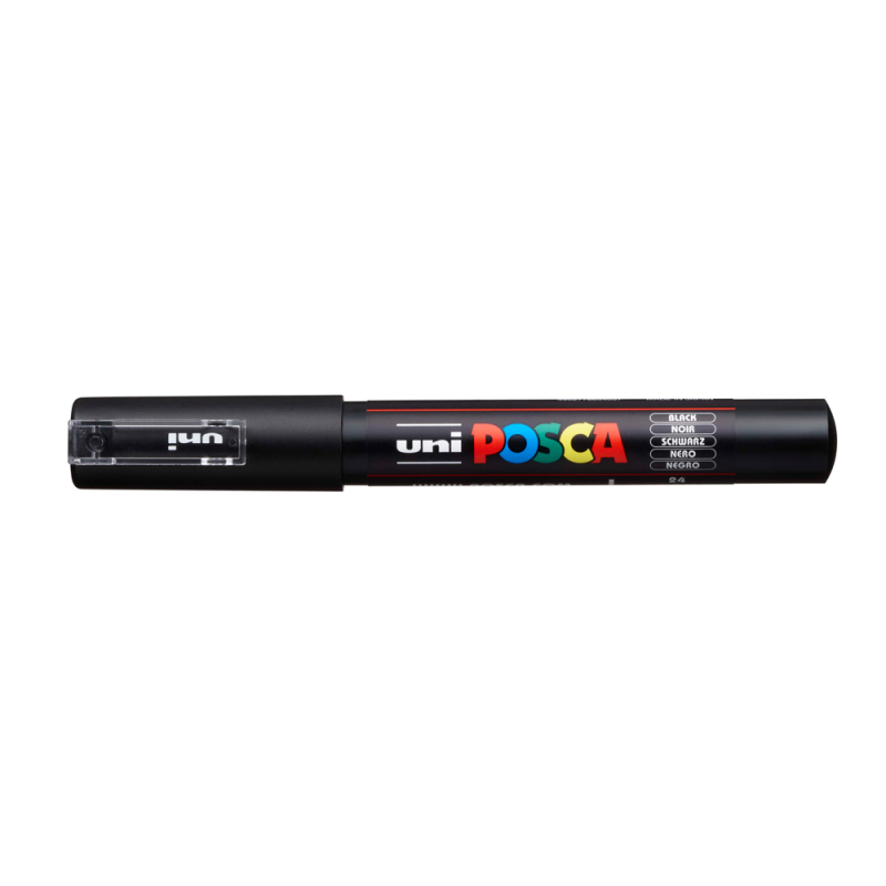 Rotulador uni posca 0,7 mm pc-1m negro