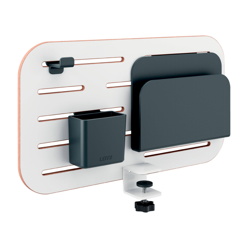 Organizador escritorio leitz ergo anclaje con soporte para portatil 420x250 mm
