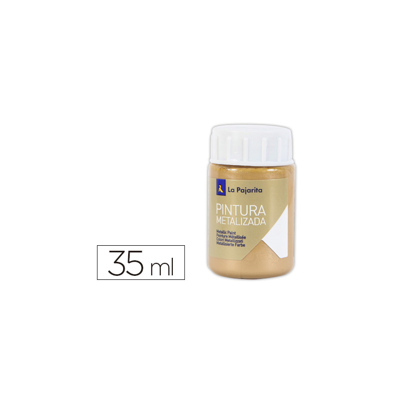 Pintura metalizada la pajarita oro ducado 35 ml