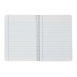 Cuaderno espiral liderpapel a4 smart tapa blanda 80h 75gr rayado montessori 3,5mm con margen colores surtidos