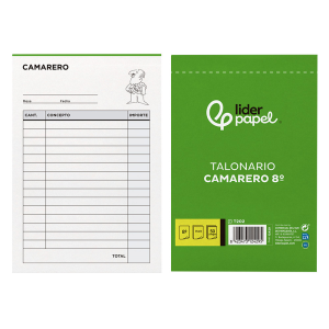 Talonario liderpapel...
