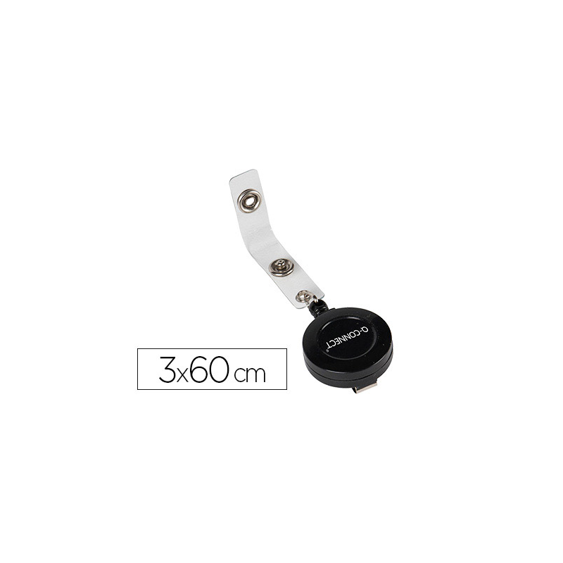 Cordon extensible para identificador q-connect kf14147 3x60 cm