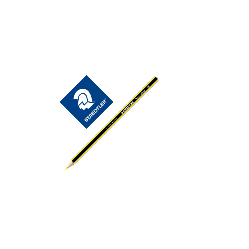 Lapiz de color staedtler wopex ecologico amarillo claro