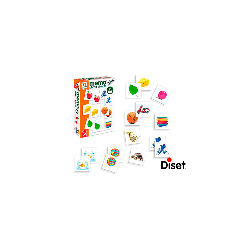 Juego diset didactico memo photo objetcs