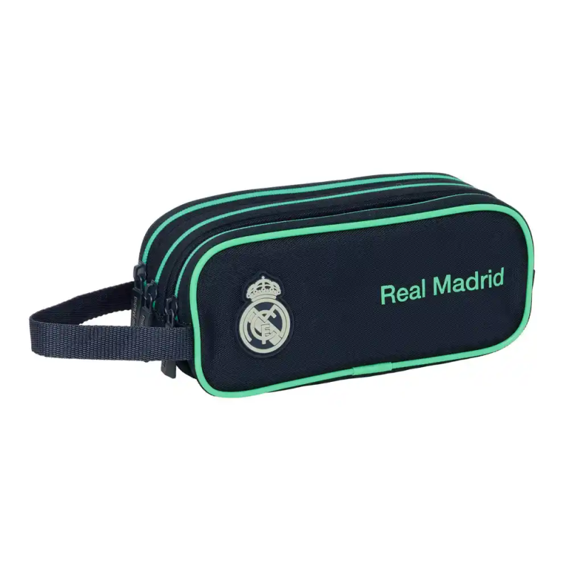 Bolso escolar portatodo safta triple real madrid 2ª equipacion 25/26 85x210x70 mm