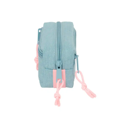 Bolso escolar portatodo safta triple pequeño con goma elastica 22cm wicked 85x220x60 mm
