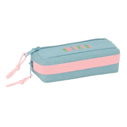 Bolso escolar portatodo safta triple pequeño con goma elastica 22cm wicked 85x220x60 mm