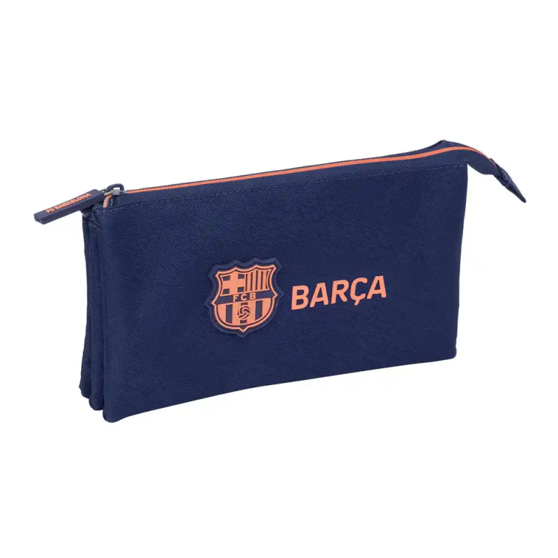 Bolso escolar portatodo safta triple f.c. barcelona 2ª equipacion 25/26 120x220x30 mm